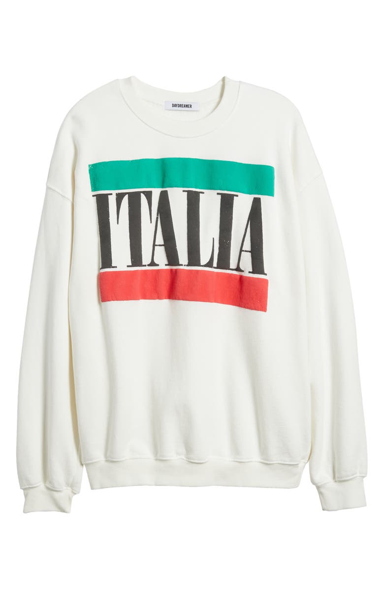Daydreamer Italia Cotton Graphic Cotton Sweatshirt, Alternate, color,