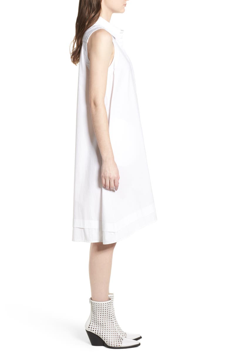 AG Clover Shirtdress, Alternate, color, True White