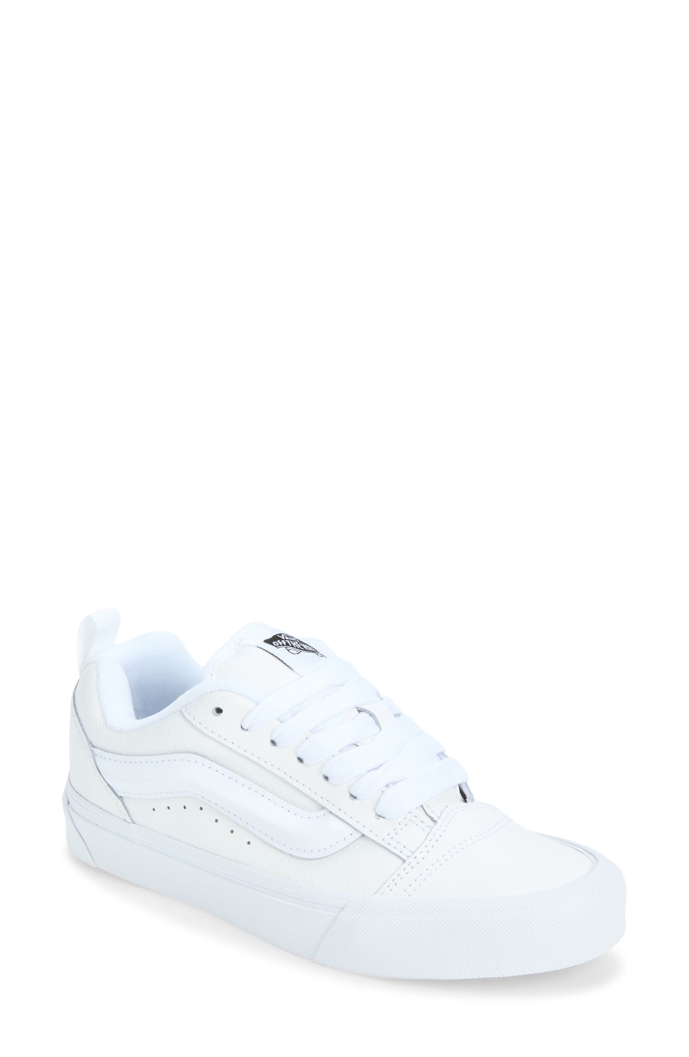 KNU SKOOL LTHR WHITE
