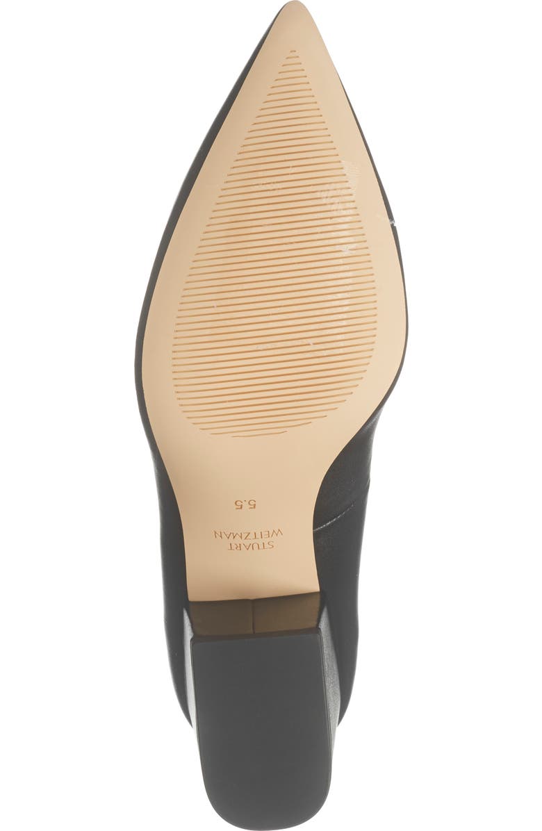 Stuart Weitzman Ave 75 Block Heel Pump, Alternate, color, Black