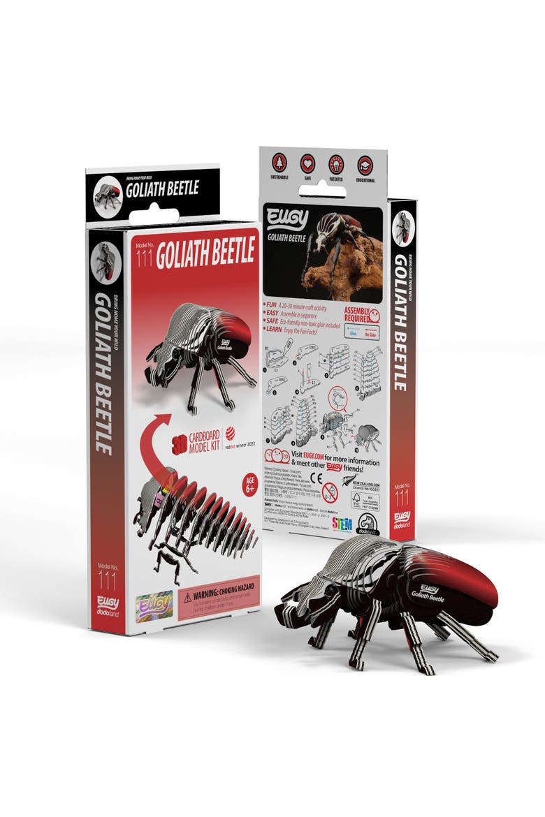 Goliath Beetle 3D Puzzle, Main, color, No Color