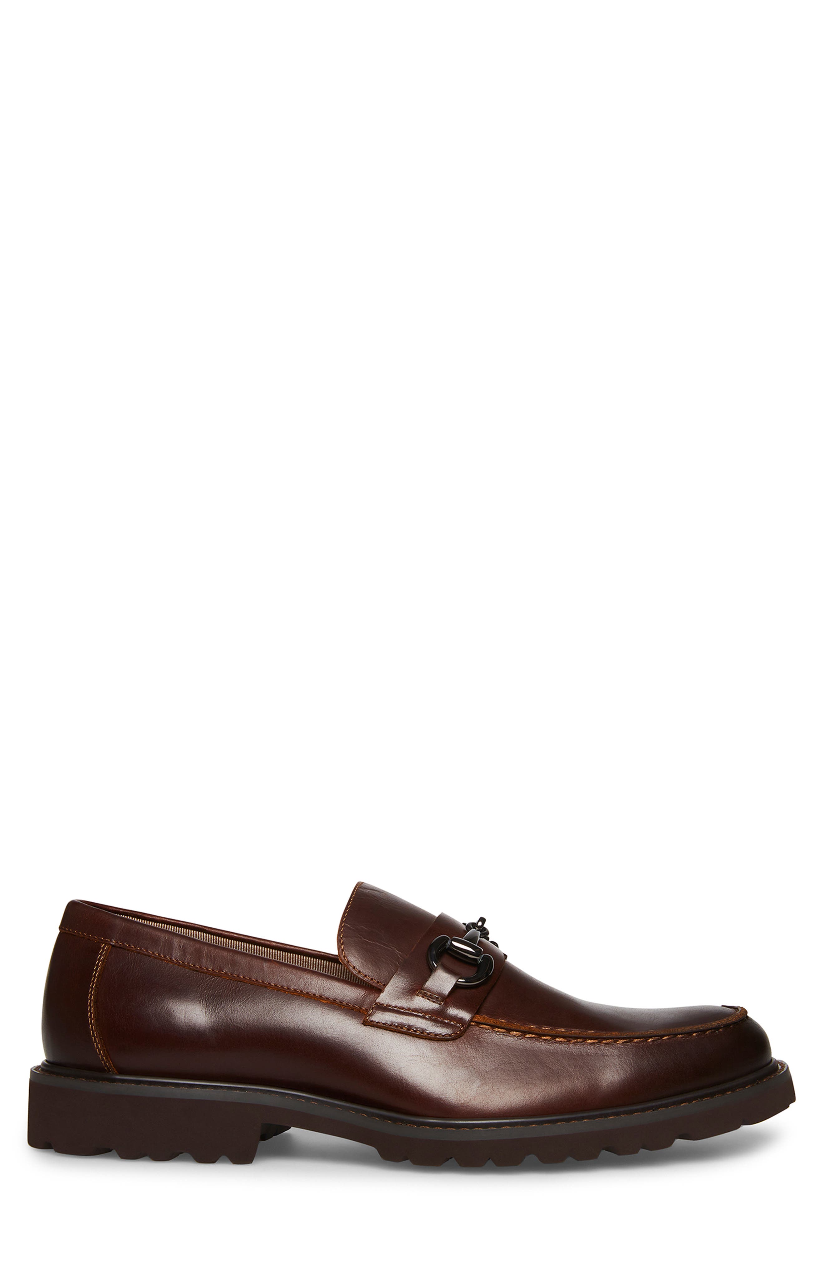 MADDEN Kramdin Bit Loafer, Alternate, color, BROWN LEATHER