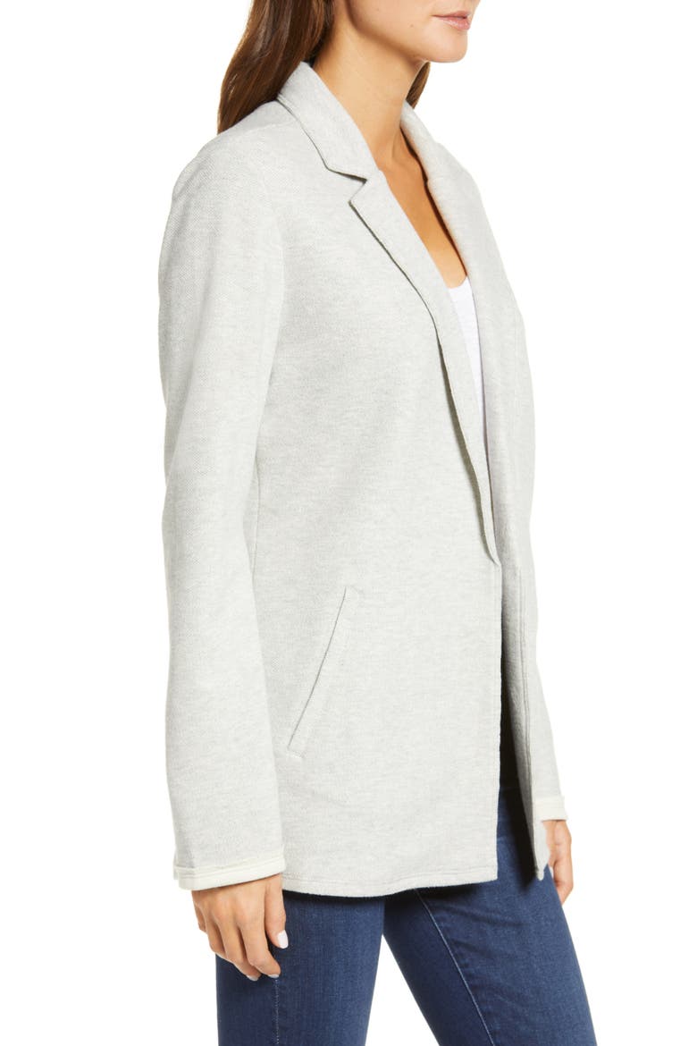 Knit Blazer, Alternate, color, GREY HEATHER