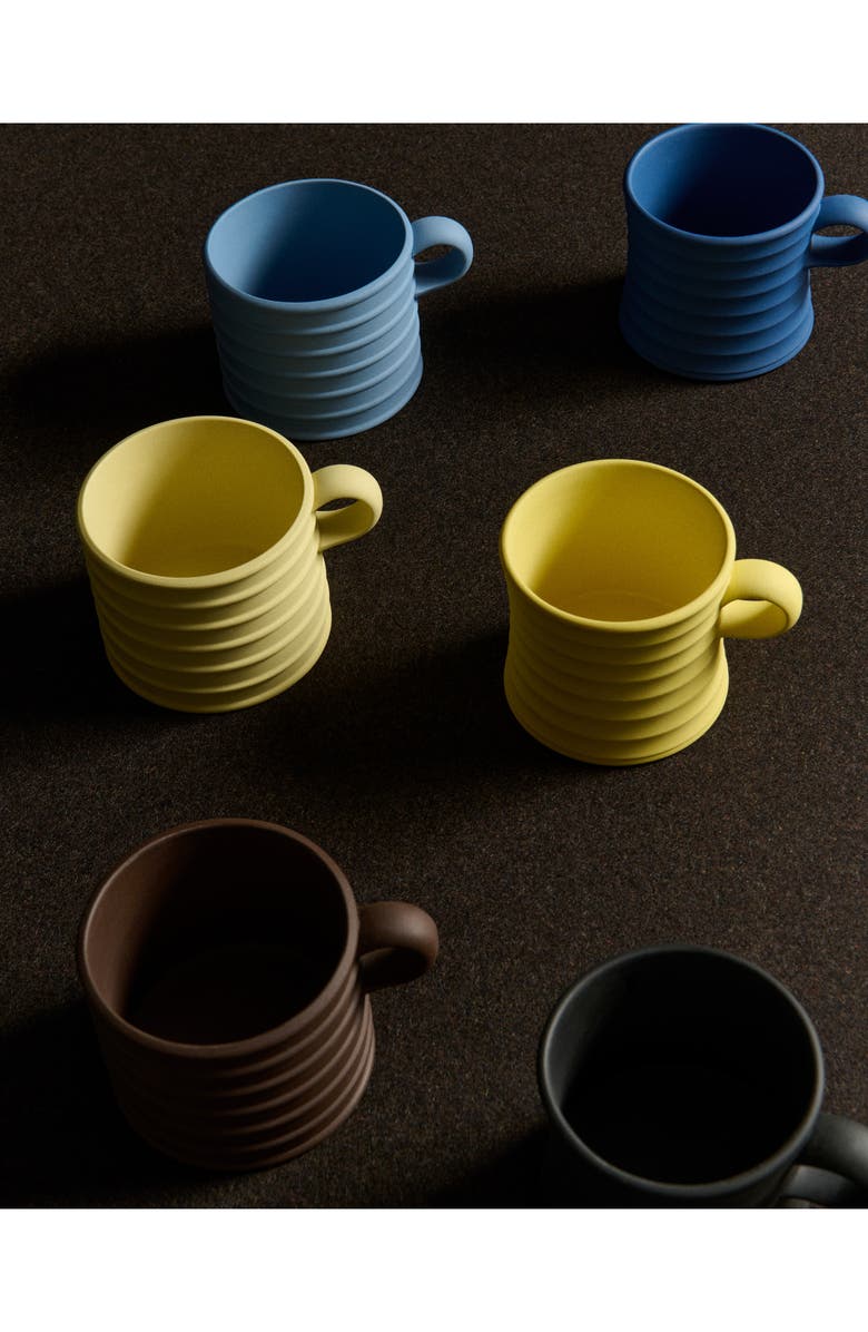 Wedgwood x JW Anderson Set of Two Stoneware Mugs, Alternate, color, Yellow