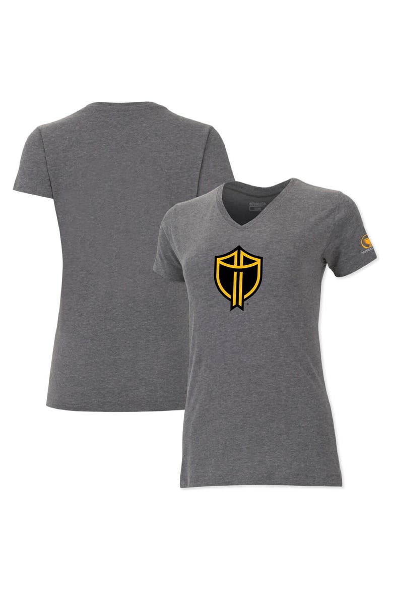 Women's Ahead  Heather Charcoal 2024 Presidents Cup International Team Vista V-Neck T-Shirt, Main, color, Heather Charcoal