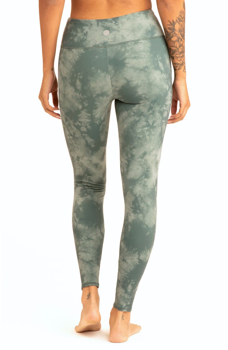 Threads 4 Thought Monica Ripple Tie Dye Mid Rise Leggings, Alternate, color, 