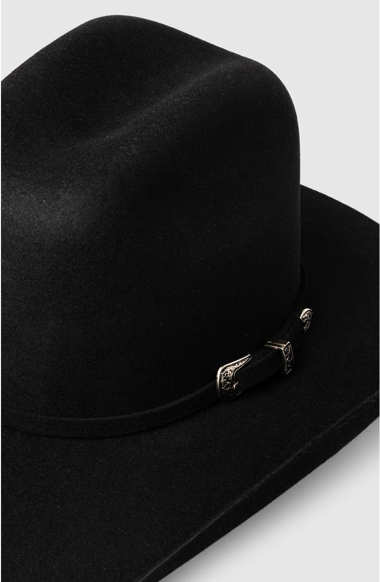 Manela The Boss Premier Cowboy Hat, Alternate, color, Black