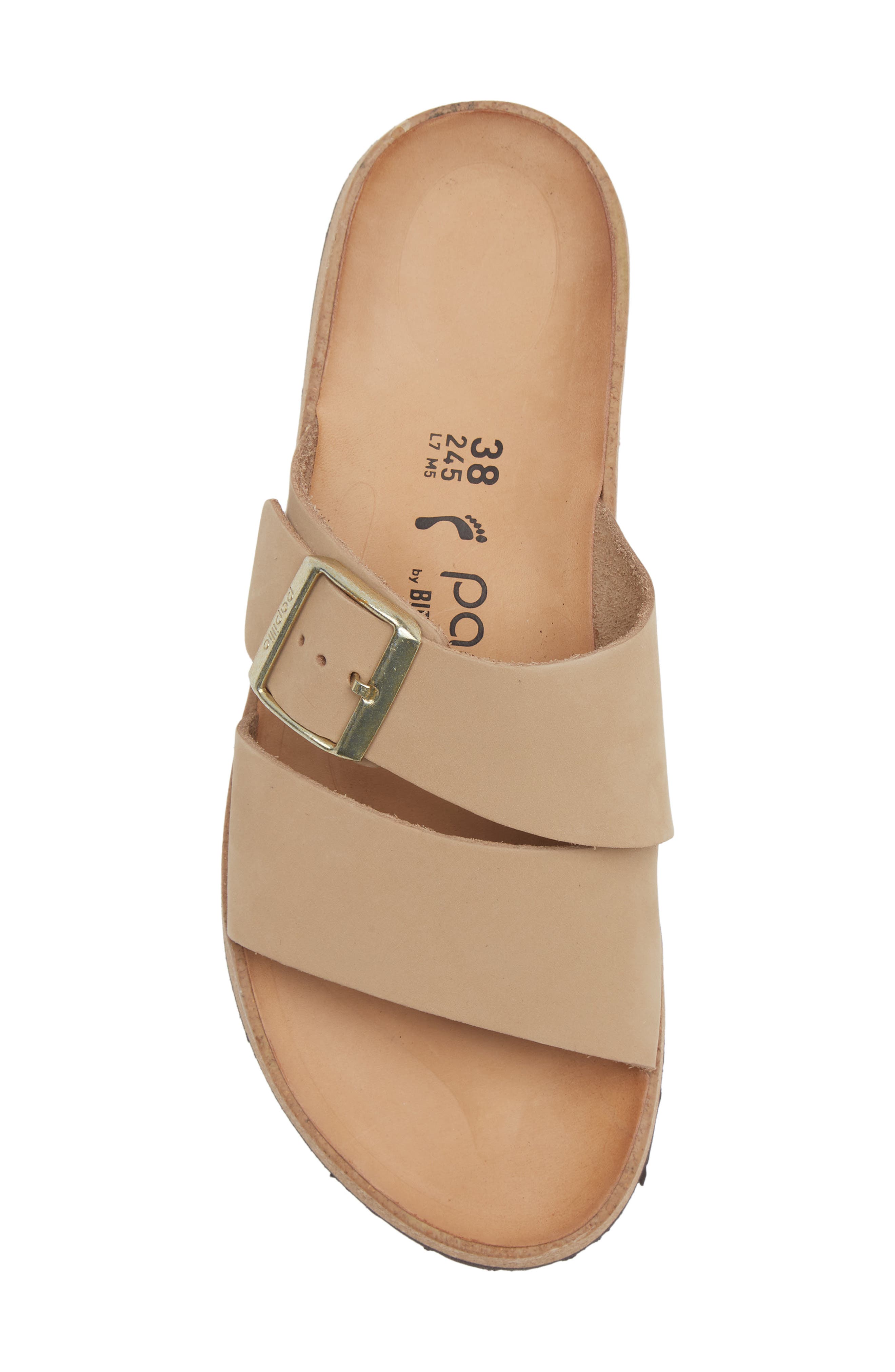 Papillio by Birkenstock Almina Platform Sandal, Alternate, color, SANDCASTLE NUBUCK