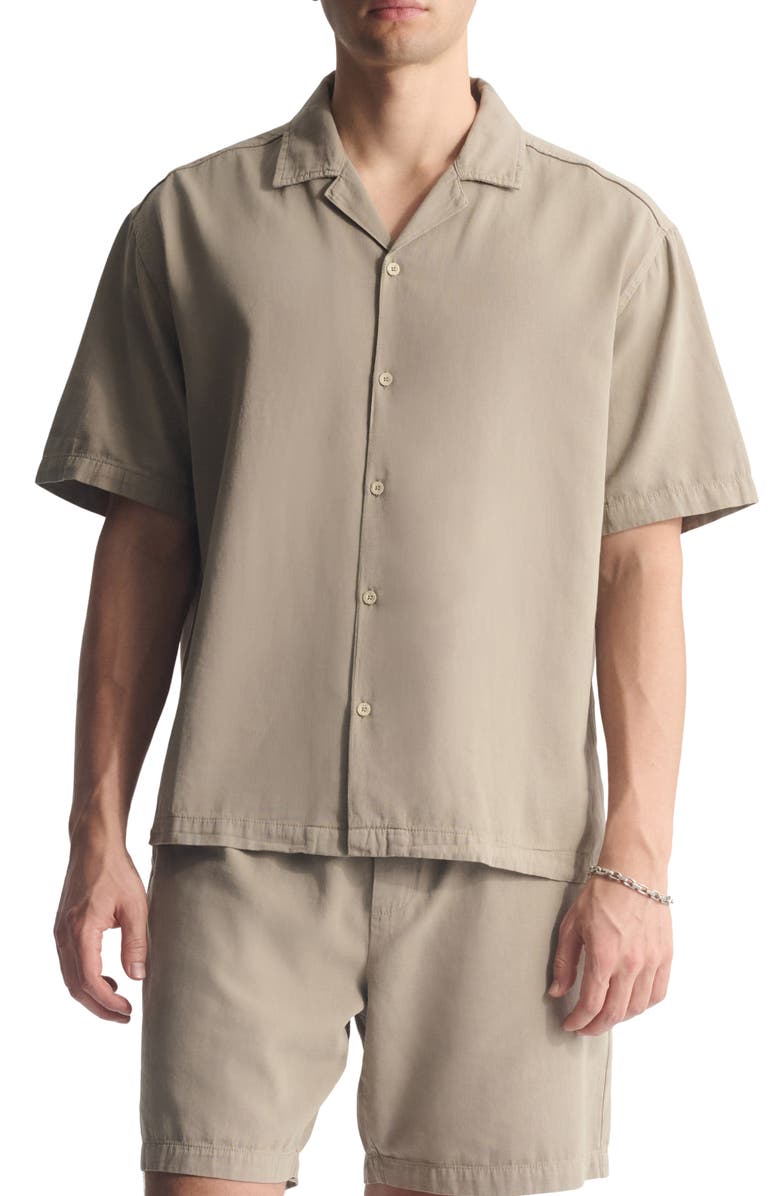 Brooklyn Industries Oversize Camp Shirt, Main, color, Winter Twig