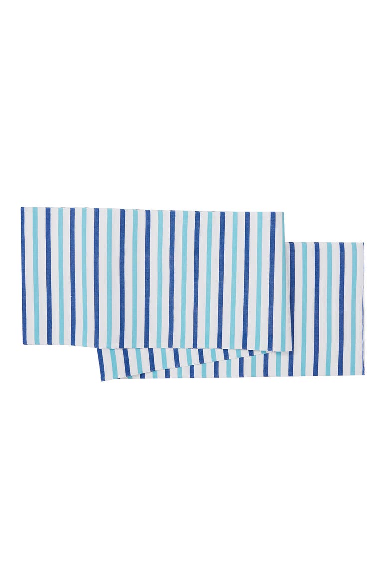 Lakeview Stripe Dining Table Runner, Main, color, Red