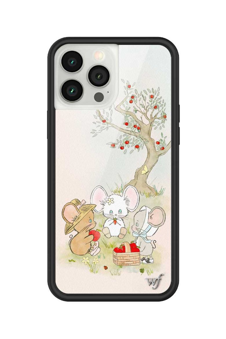 Mice Friends iPhone Case, Alternate, color, Tan