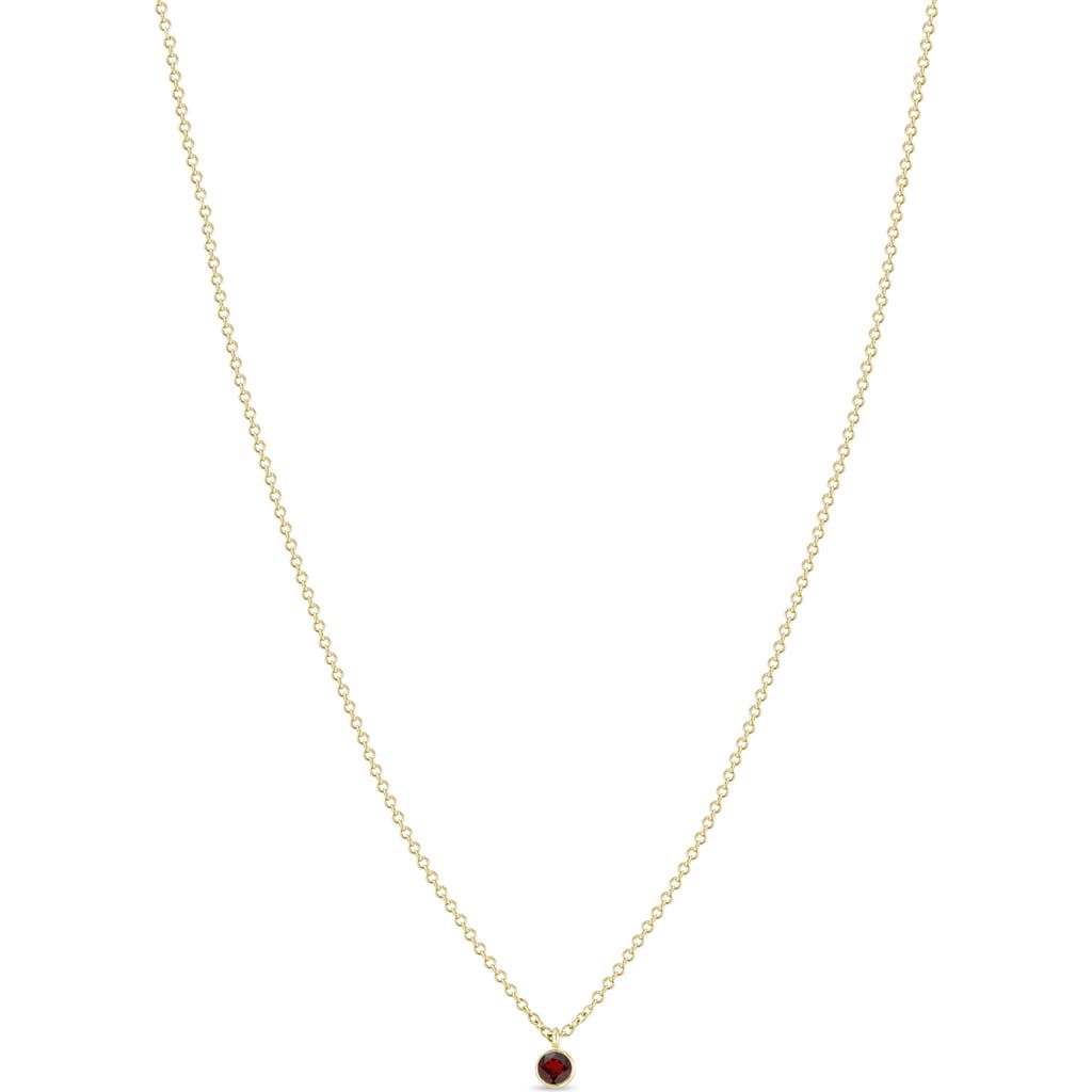 Zoë Chicco Dangling Semiprecious Stone Choker In Gold