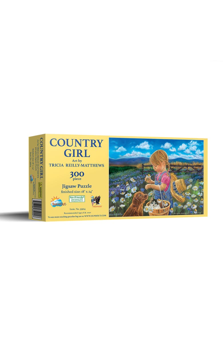 Sunsout Country Girl 300 piece Jigsaw Puzzle for Adults, Main, color,
