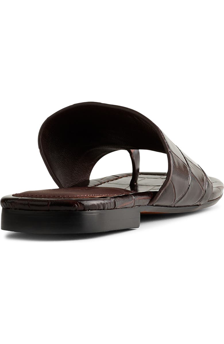 Madewell The Maycie Toe Loop Slide Sandal, Alternate, color, Coffee Bean