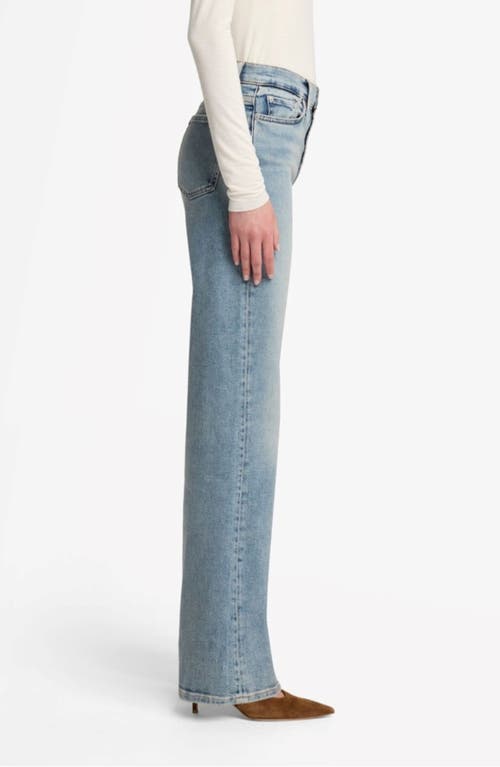 7 For All Mankind Alexa High Waist Straight Leg Jeans In Blue
