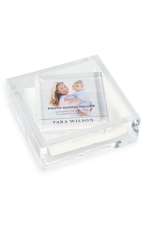 Tara Wilson Designs Napkin Holder In Transparent