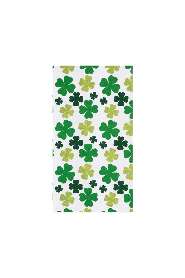 Lucky Clover Kitchen Dishtowels Set of 2, Alternate, color, Green