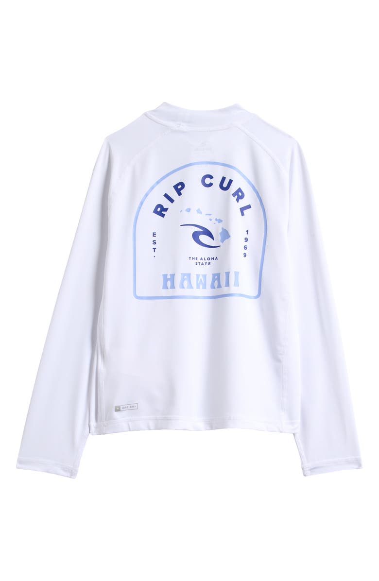 Rip Curl Kids' Island Vibe Long Sleeve Rashguard, Alternate, color, 