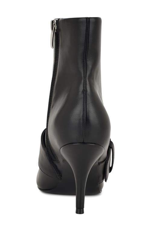 Nine West Colin Pointed Toe Bootie In Black