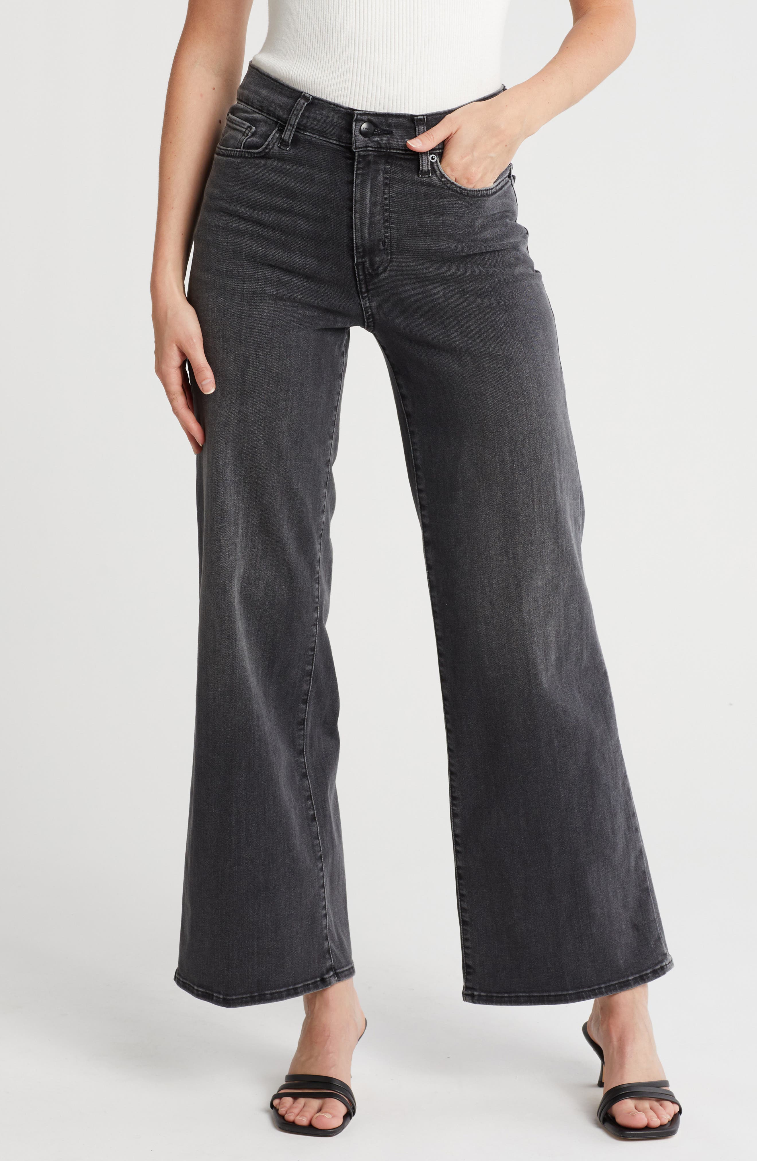 FRAME Le Slim Palazzo Jeans