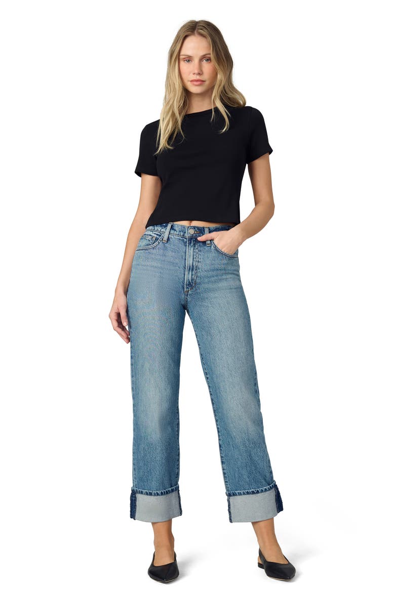Joe's The Margot Cuffed Straight Leg Jeans, Alternate, color, Showdown