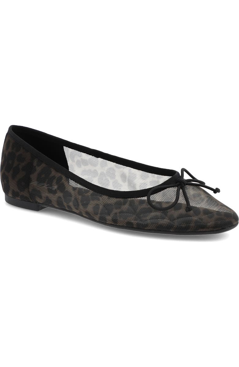 MIA Valtina Mesh Ballet Flat, Main, color, Leopard Print