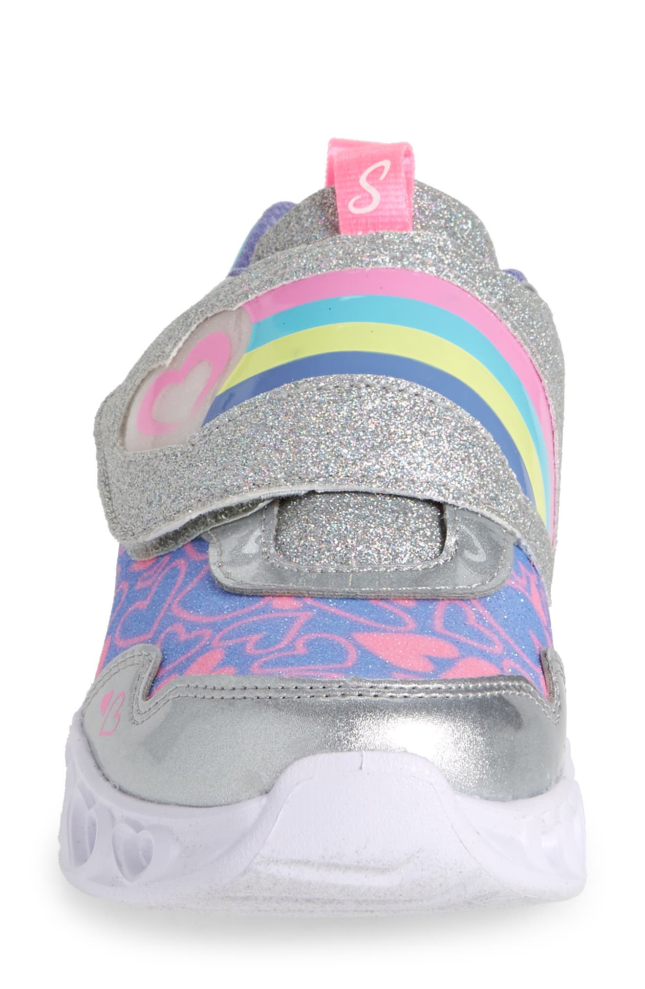 SKECHERS Heart Lights Light-Up Sneaker, Alternate, color, 