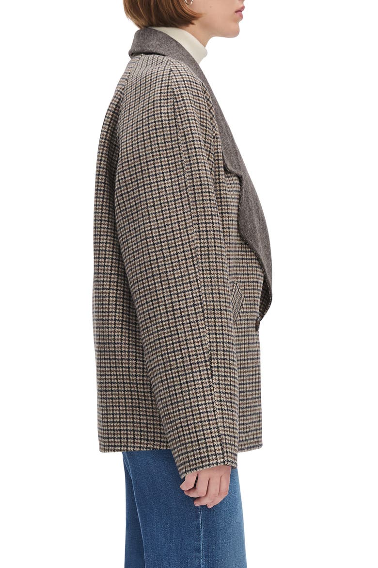 The Cameron Houndstooth Wool Blend Coat, Alternate, color, DORSET PLAID