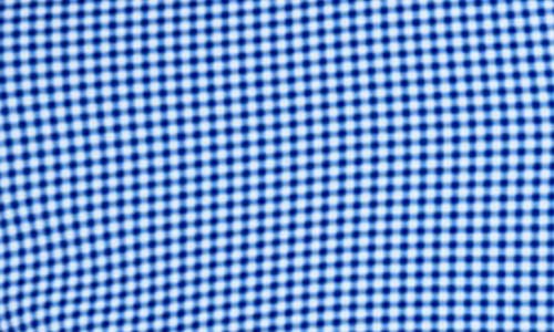 Construct Slim Fit Gingham 4-way Sport Shirt In Lt Blue