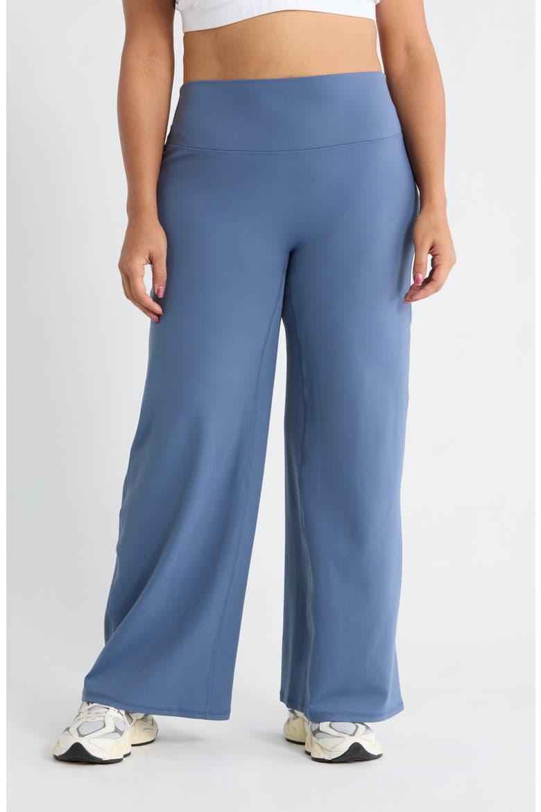 Zen High Waist Wide Leg Pants, Main, color, BLUE VINTAGE