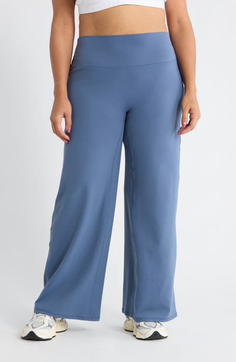 Zen High Waist Straight Leg Pants (Plus)