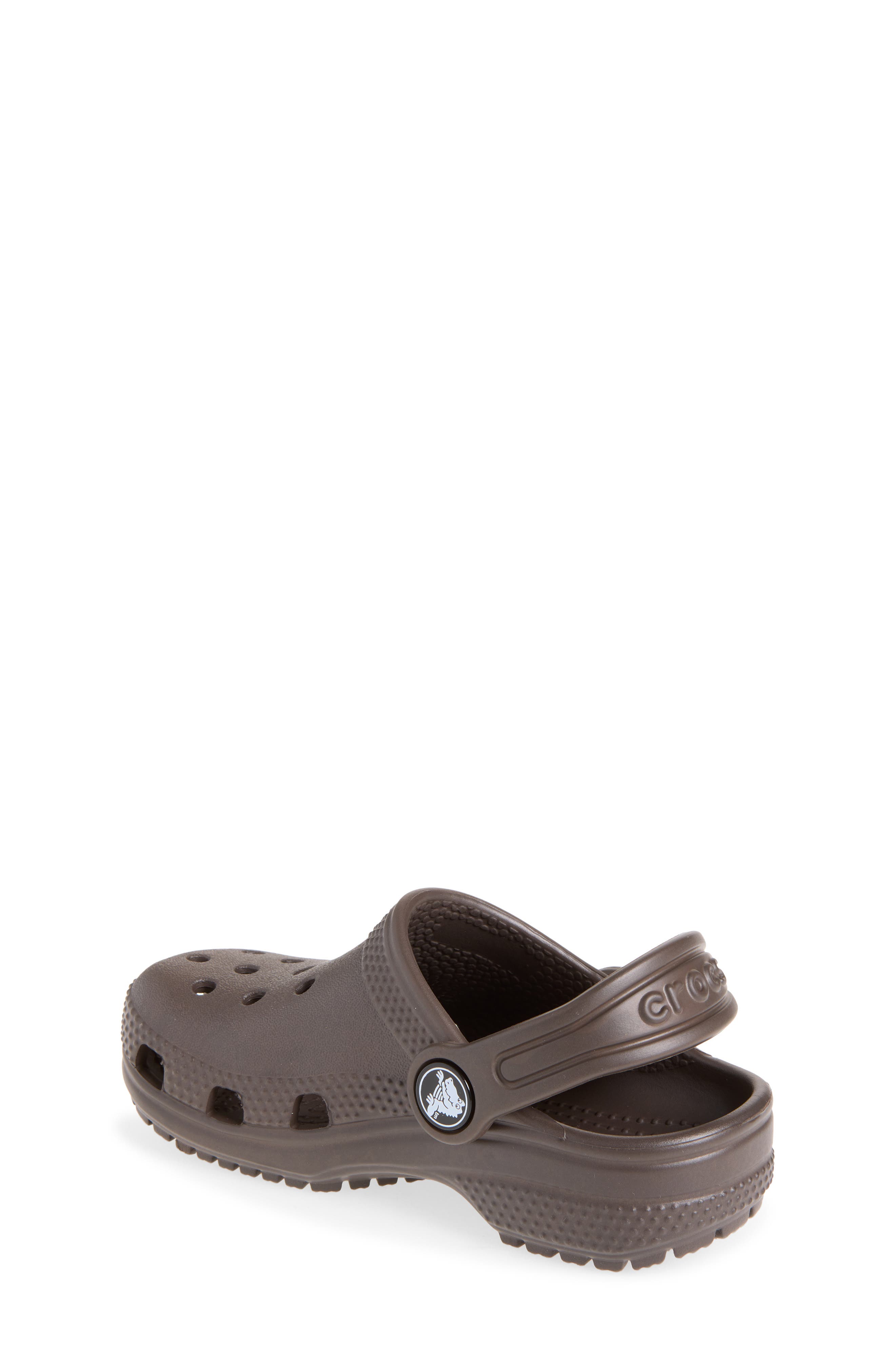 Kids' Classic Clog, Alternate, color, ESPRESSO