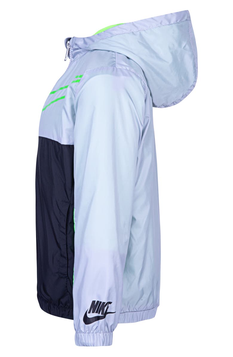 Nike Kids' Swoosh Fleece Lined Windrunner Jacket, Alternate, color, 
