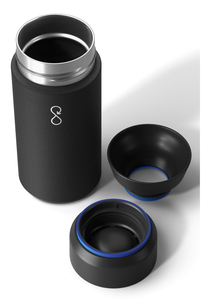 Brew 12-Ounce Coffee Flask, Alternate, color, BLACK