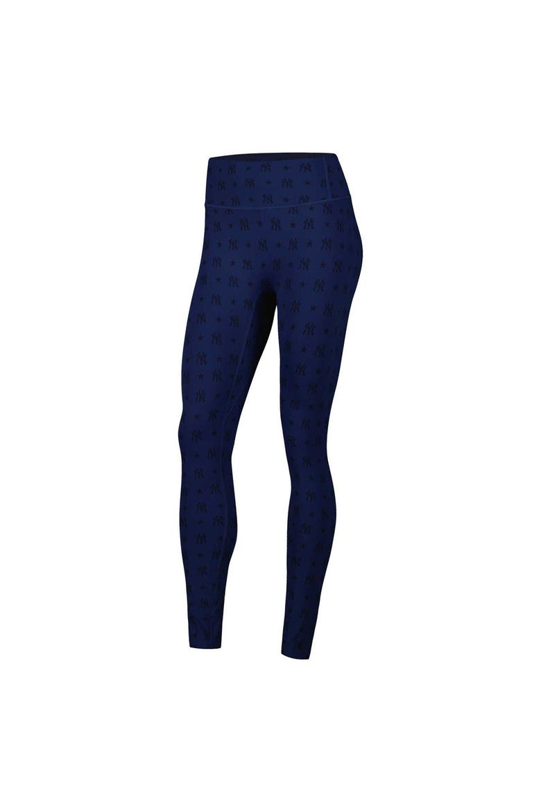 Women's Terez Navy New York Yankees Tonal Leggings, Alternate, color, Navy