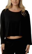 Kindred Bravely Aria Casual Long Sleeve Cropped Top