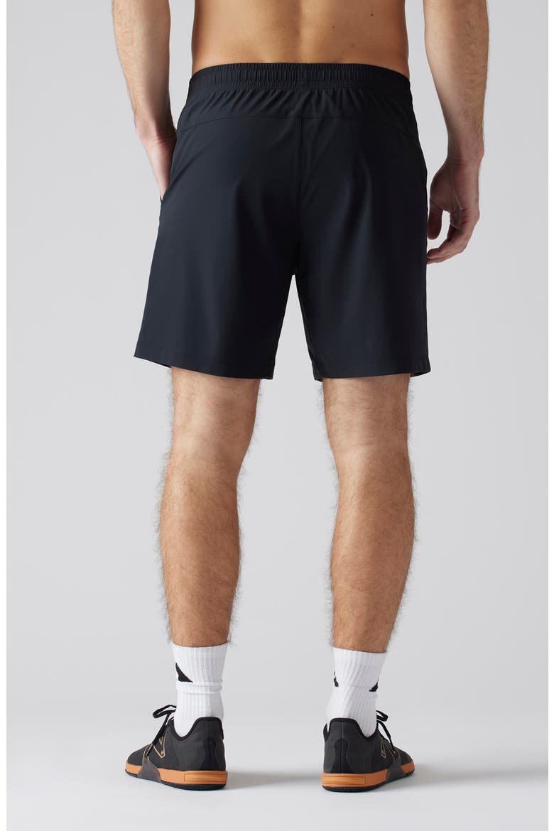 Pursuit 7-Inch Unlined Training Shorts, Alternate, color, BLACK
