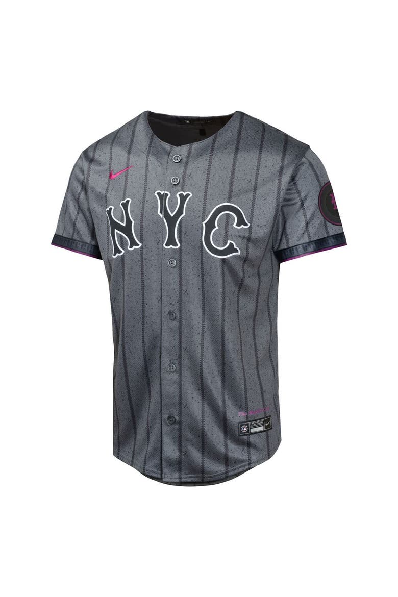 Youth Nike Juan Soto Gray New York Mets City Connect Limited Jersey, Alternate, color, Gray