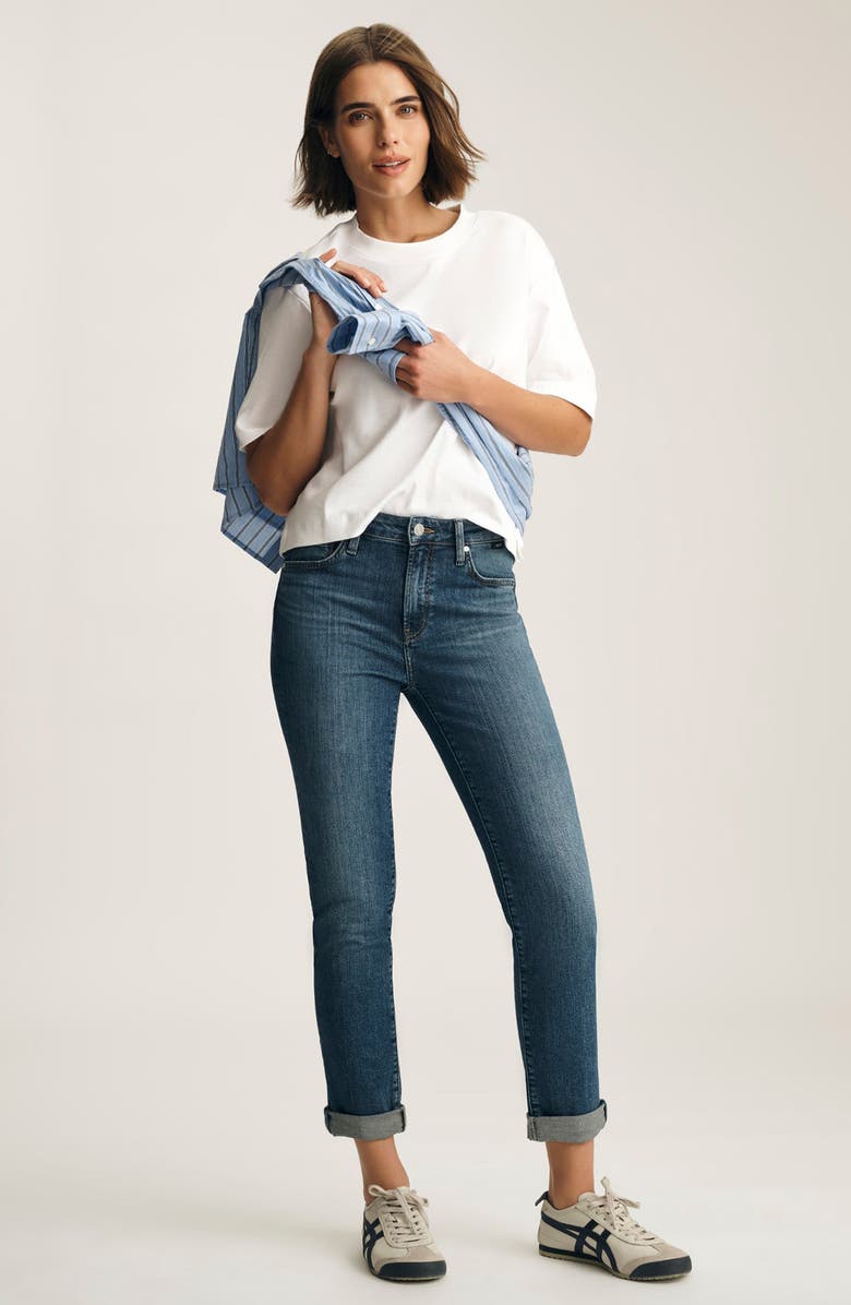 Mavi Jeans Kathleen Mid Waist Slim Boyfriend Jeans, Alternate, color,