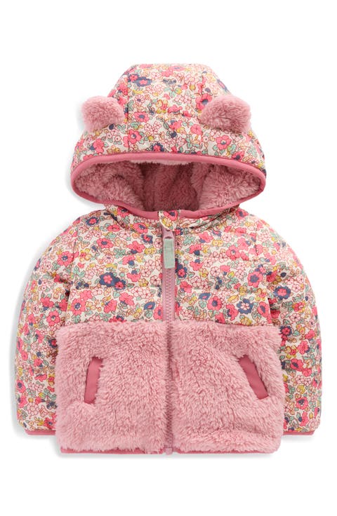 Kids' Mixed Media Hooded Jacket