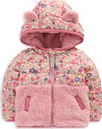 Mini Boden Kids' Mixed Media Hooded Jacket