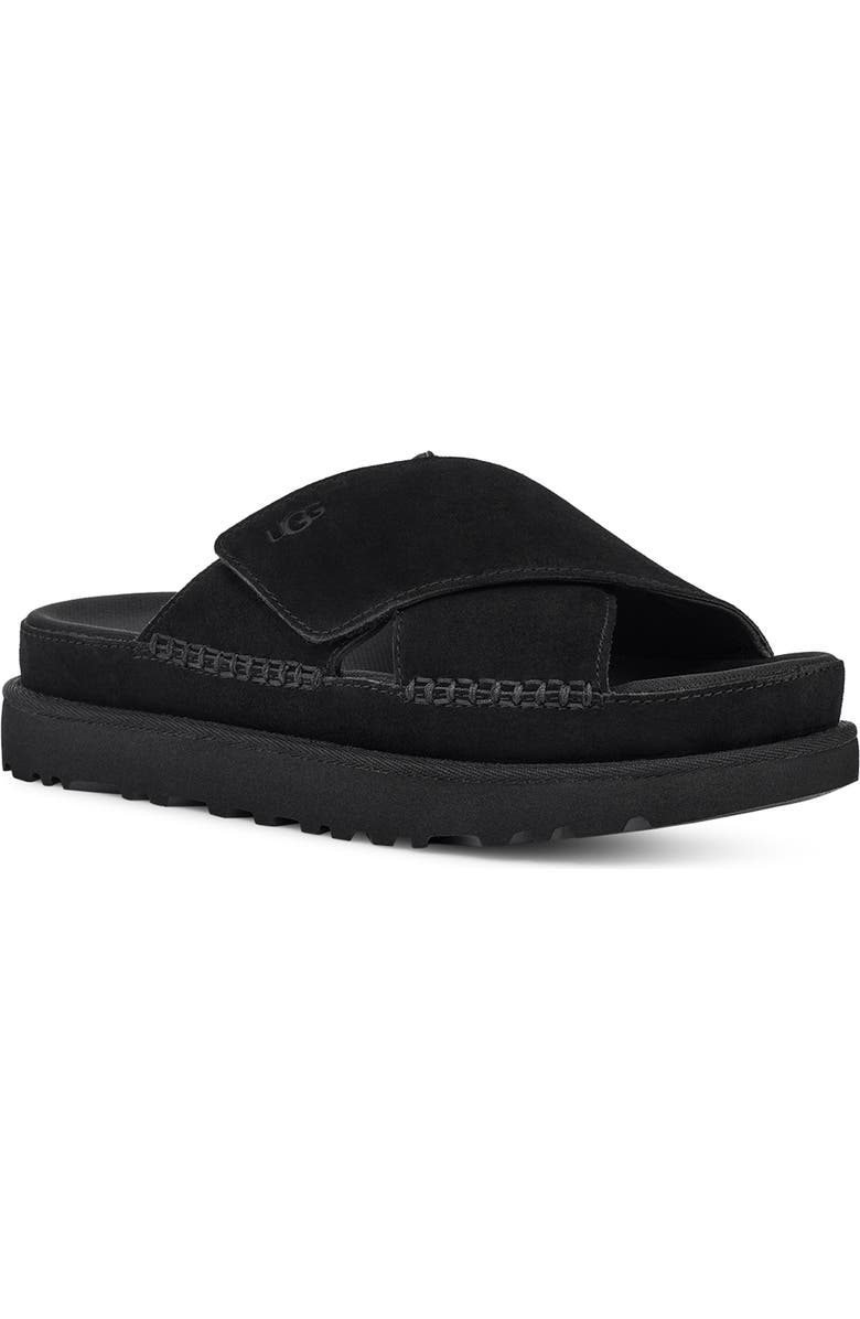 UGG<sup>®</sup> Goldenstar Crossover Slide Sandal, Main, color,