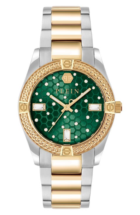 Icon Chain Bracelet Watch, 36mm