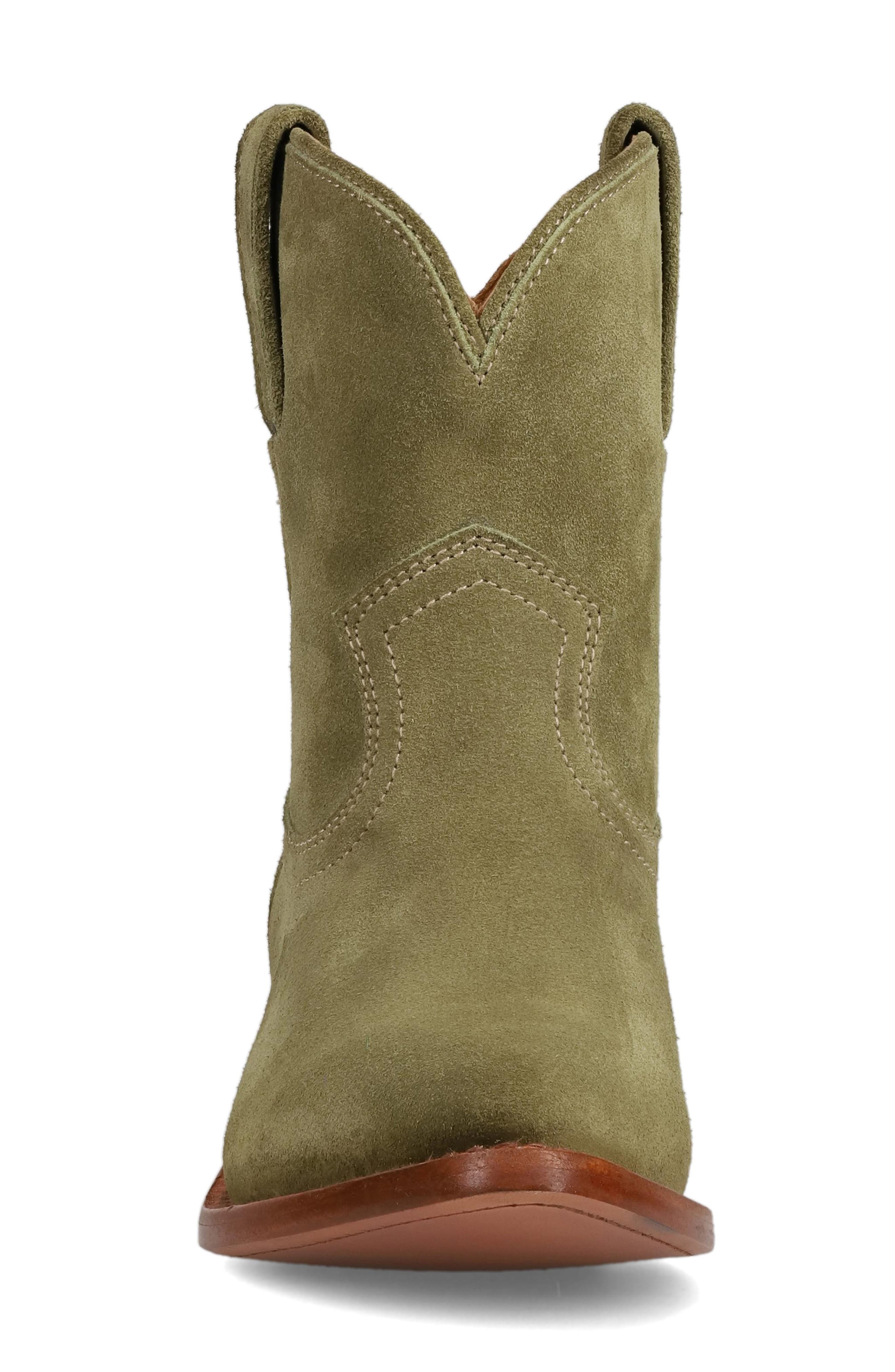 Frye Billy Short Western Boot, Alternate, color, Jade