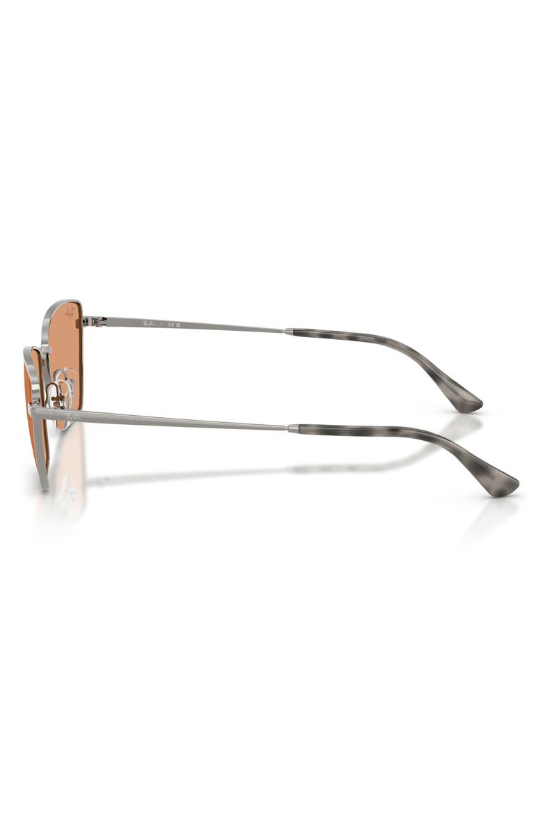 Ray-Ban 53mm Cat Eye Sunglasses, Alternate, color, Gunmetal / Orange