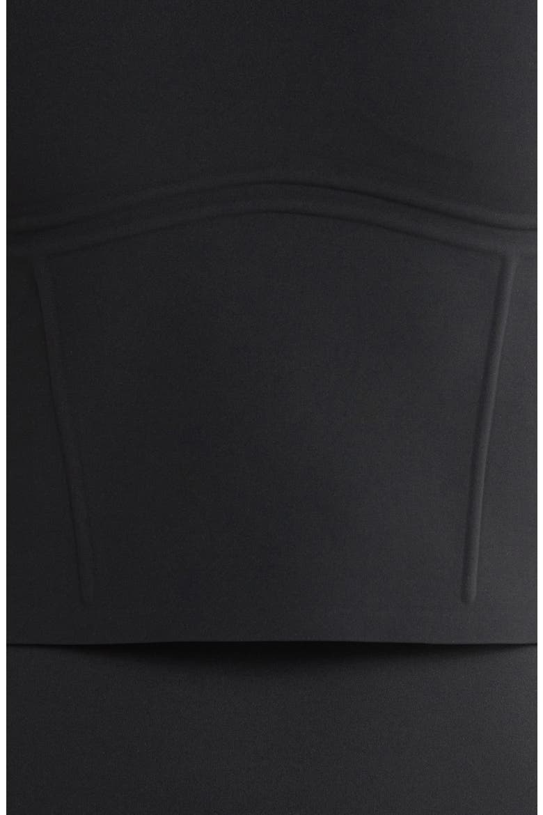 Contour Crop Tank Top, Alternate, color, VERY BLACK