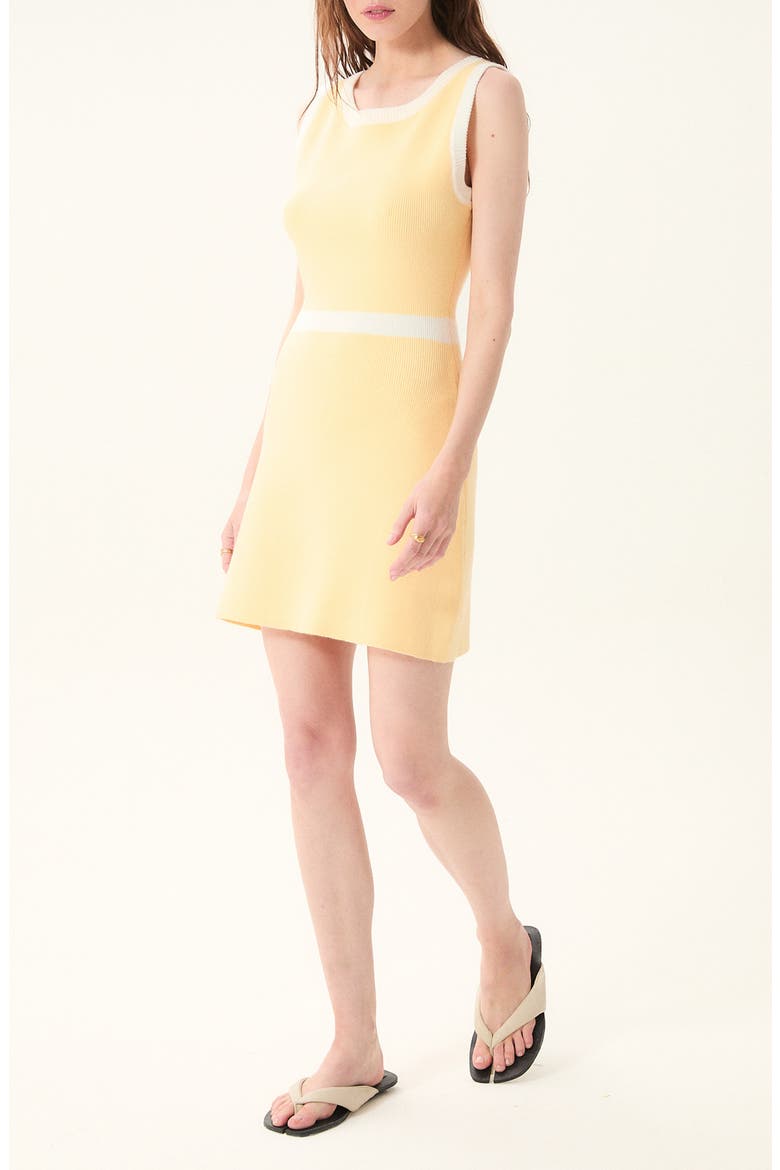 Kimolos Minidress, Alternate, color, BUTTER