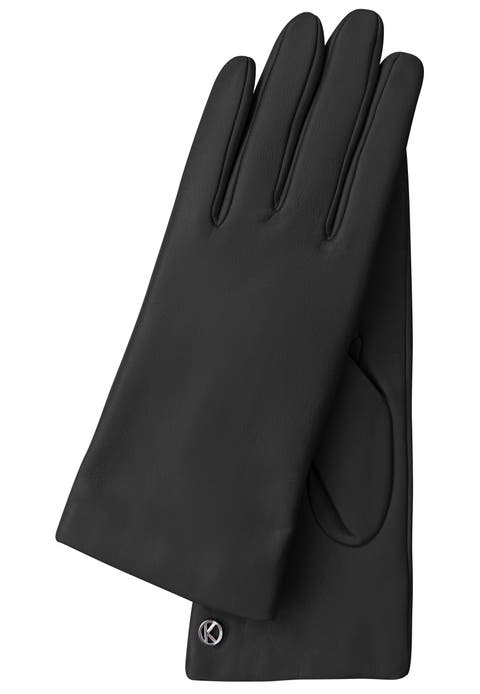 Premium Lamb Leather Touchscreen Gloves with Cashmere Lining
