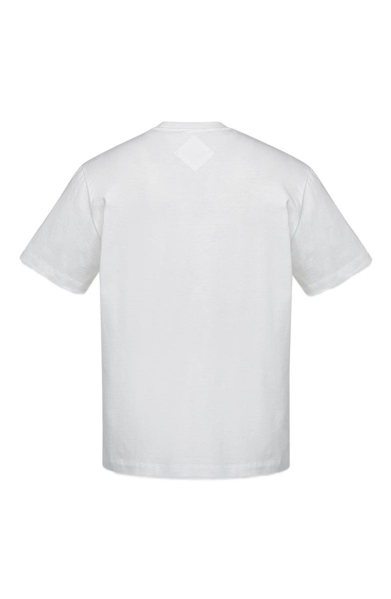 MCM Monogram Patch Pocket T-Shirt in Organic Cotton, Alternate, color, White