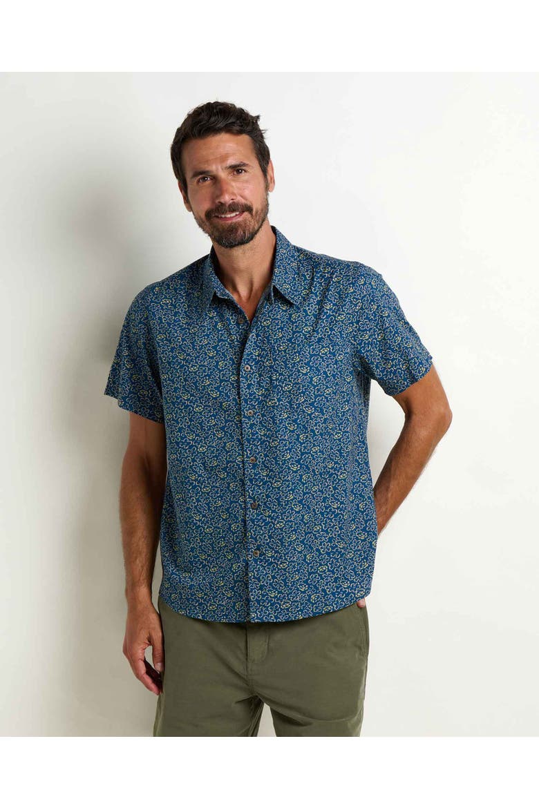 Fletch Short Sleeve Shirt, Main, color, Canal Print